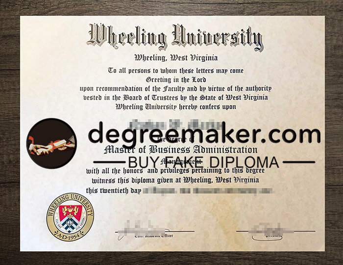 buy fake Wheeling University degree