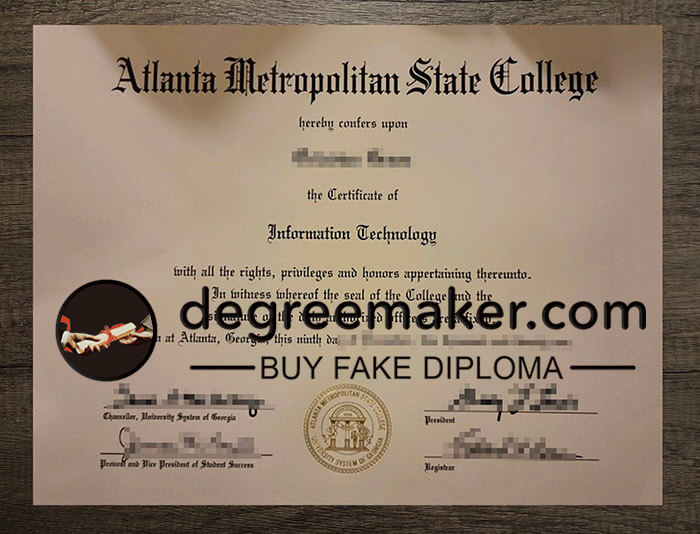 buy fake Atlanta Metropolitan State College degree