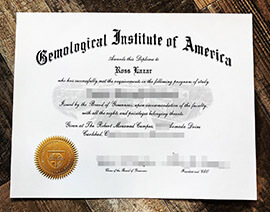 Make sure to get a real Gemological Institute of America certificate here.