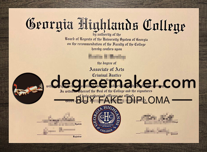 buy fake Georgia Highlands College degree