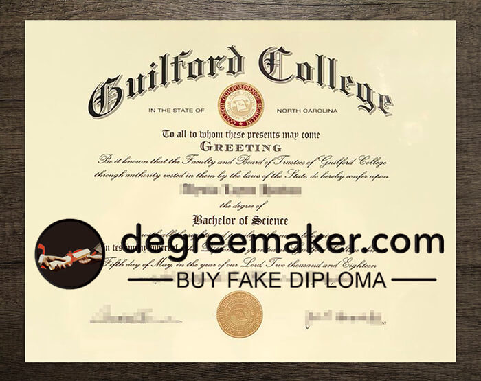 buy fake Guilford College degree