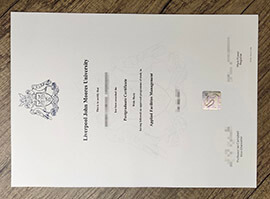 Order Liverpool John Moores University diploma, LJMU degree.