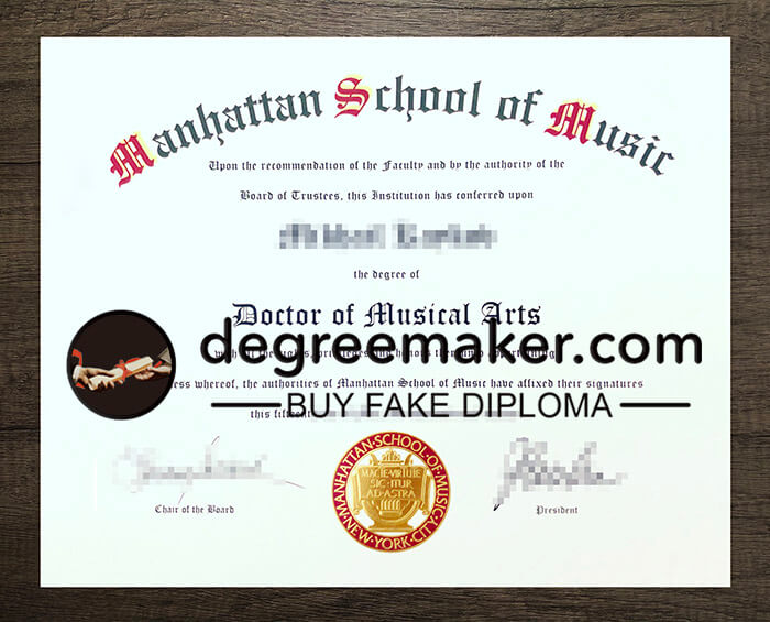 buy fake Manhattan School of Music degree