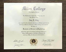 Who offers fake Miles College degrees online? phony degree.