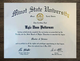 How to buy replicate  Minot State University degree online?