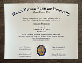 Buy a Quality Mount Vernon Nazarene University Degree Quickly.