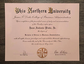 Where to obtain replicate Ohio Northern University degree?