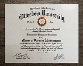 What’s the process to order a Otterbein University diploma?