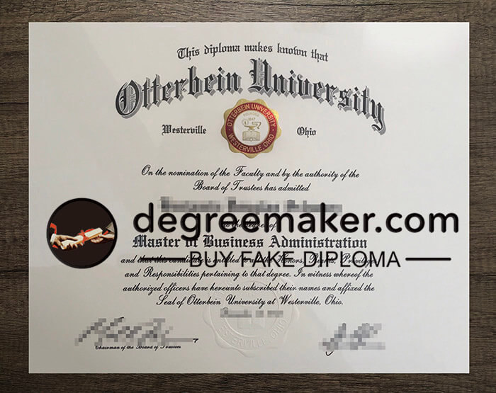 buy fake Otterbein University degree