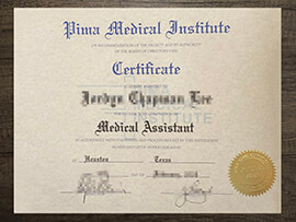 Where to obtain fake Pima Medical Institute certificate?