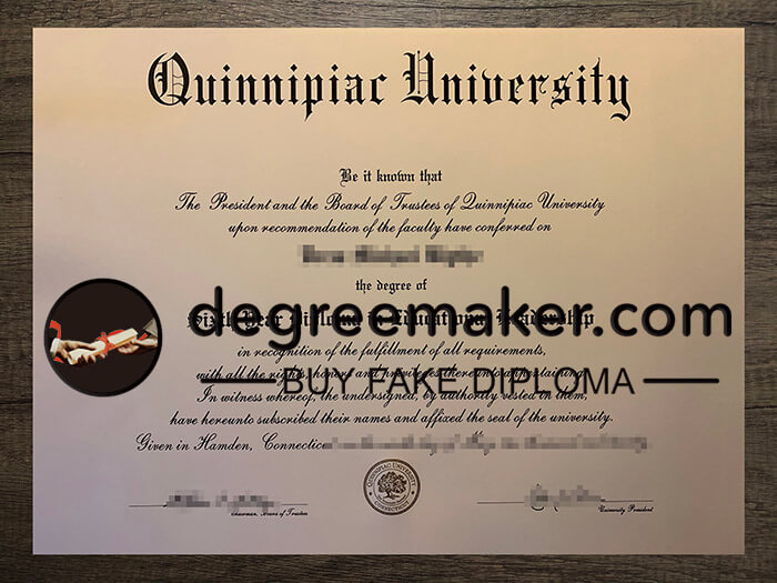 buy fake Quinnipiac University degree