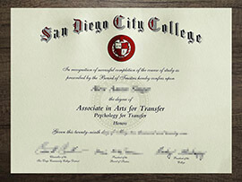How safety to order a fake San Diego City College degree?
