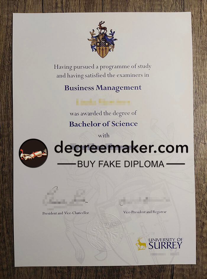 buy fake University of Surrey degree