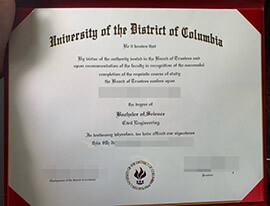 Purchase a fake University of the District of Columbia degree.