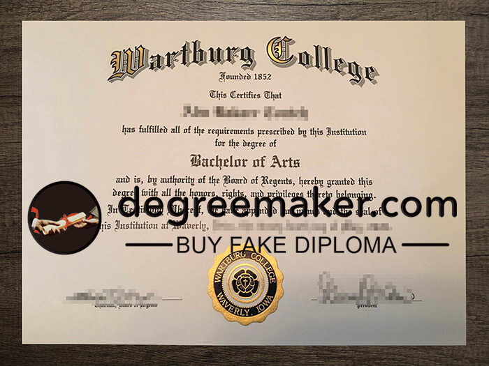 buy fake Wartburg College degree