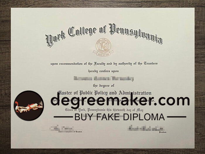 buy fake York College of Pennsylvania degree