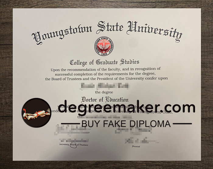 buy fake Youngstown State University degree