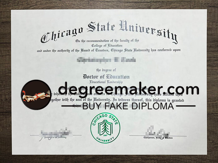 buy fake Chicago State University degree