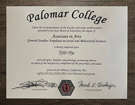Provide you with high-quality Palomar College degree online.