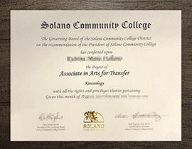 How to order a 100% copy Solano Community College degree?