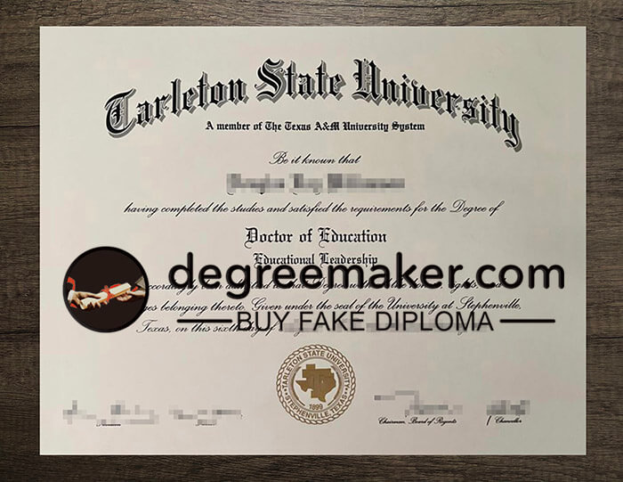 buy fake Tarleton State University degree