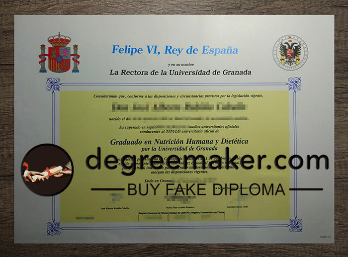 buy fake Universidad de Granada degree