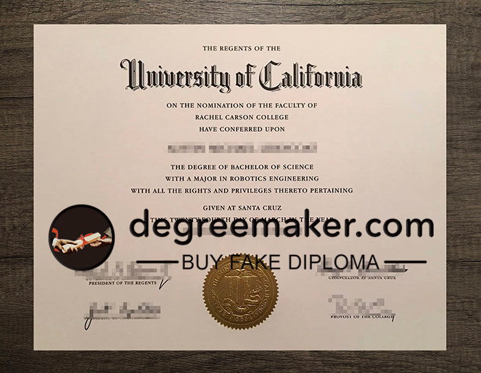 buy fake University of California at santa Cruz degree