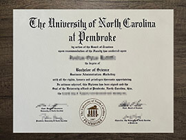 Make sure to get a real fake UNC Pembroke degree here online.