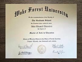I want to order fake Wake Forest University degree online.