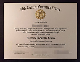 Purchase a fake Wake Technical Community College degree online.