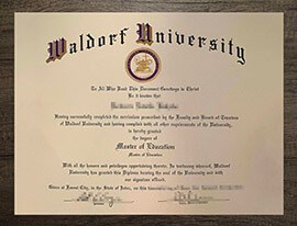 Is it possible to order fake Waldorf University diploma online?