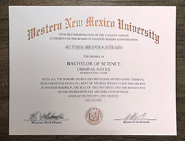 Purchase fake Western New Mexico University diploma online.