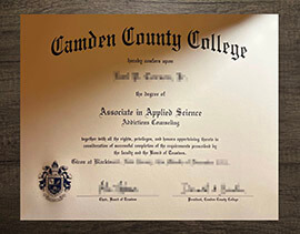 Who can make the fake Camden County College degree for me?