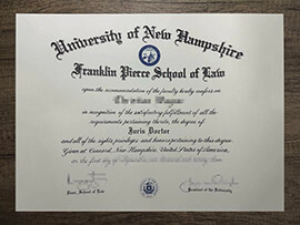 Order fake University of New Hampshire School of Law diploma