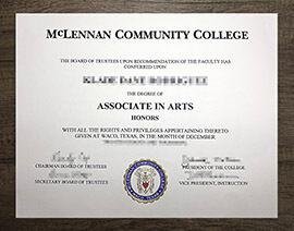 Do you search for fake Mclennan Community College diploma  online?