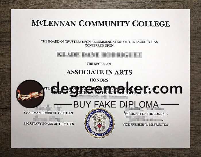 buy fake Mclennan Community College degree