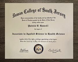 Purchase a fake Rowan College of South Jersey diploma in USA