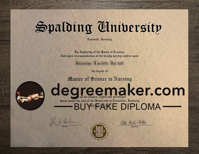 order fake Spalding University degree