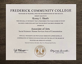 Where to purchase a fake Frederick Community College degree?