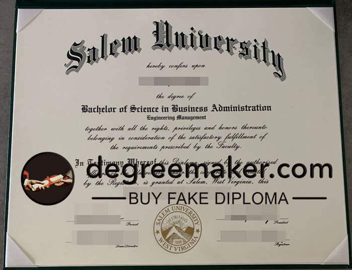 buy fake Salem University degree