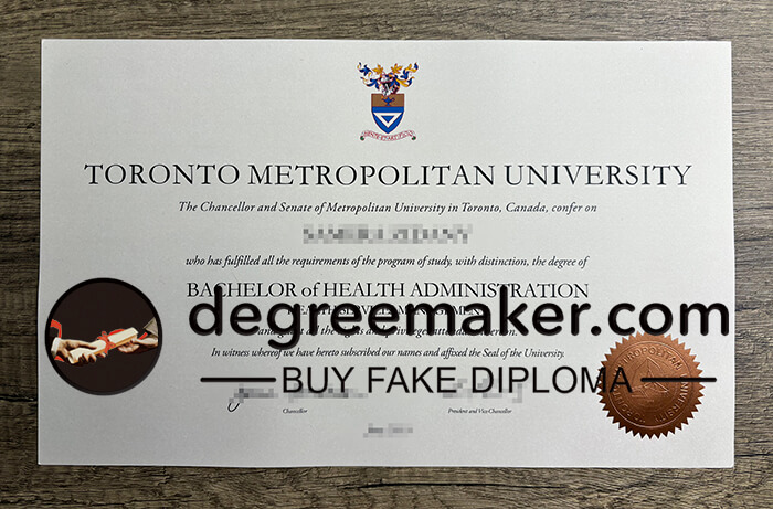 buy fake Toronto Metropolitan University degree