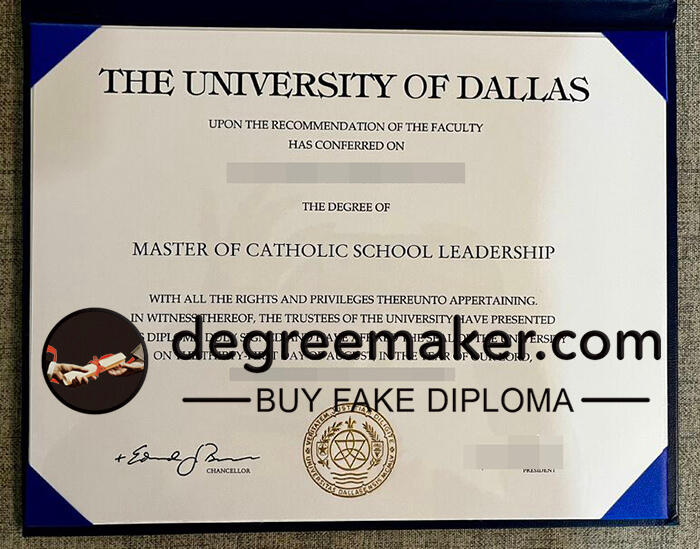 buy fake University of Dallas degree