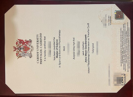 Latest Version 2024 Cardiff University Degree for Sale Online.